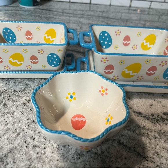 COPY - Temptations Easter Bunny and Egg Ceramic Bakeware Set - Picture 4 of 10